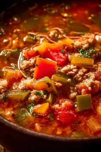 Easy Stuffed Pepper Soup: A Flavorful Twist on a Classic Comfort Dish Dive into a bowl of comfort with this Easy Stuffed Pepper Soup, a heartwarming twist on the classic stuffed peppers. stuffed pepper soup