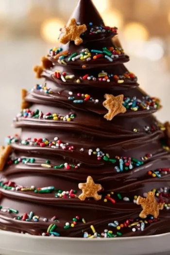 Express Chocolate Christmas Trees: Easy, Festive Delights for the Holidays "Dress your holiday table with these creative, delicious Express Chocolate Christmas Trees!" chocolate Christmas trees