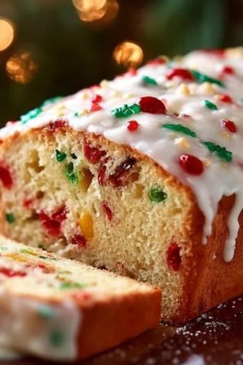Festive Christmas Bread: A Simple and Delicious Holiday Delight This Festive Christmas Bread fills your home with a warm holiday aroma and features a soft, fluffy crumb with sweet candied fruits and optional nuts. Simple to prepare and beautifully glazed, it makes a colorful centerpiece for brunch, dessert, or gifting. A comforting, classic loaf that brings cheer and tradition to any celebration. Christmas bread