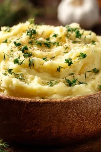 These Garlic Cheddar Mashed Potatoes are a mouthwatering comfort food favorite, combining creamy potatoes with the rich flavors of garlic and cheddar. Perfect for dinners or potlucks! Garlic Cheddar Mashed Potatoes