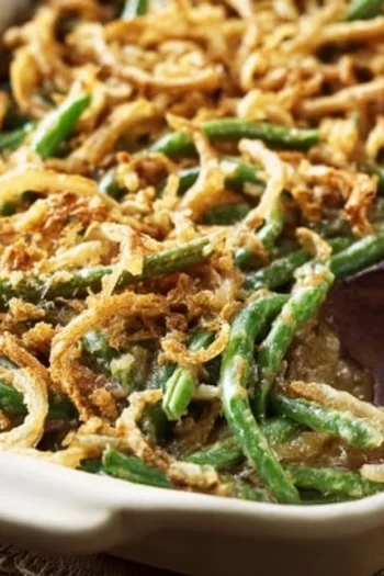 This Green Bean Casserole combines fresh ingredients to create a comforting side dish that’s perfect for any occasion, weekend dinners, and holiday gatherings. Green Bean Casserole