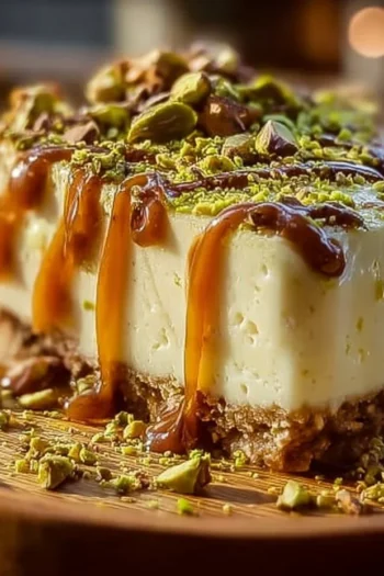 Heavenly Pistachio White Chocolate Cheesecake: Indulge in this Unforgettable Dessert Indulge in the rich taste of Heavenly Pistachio White Chocolate Cheesecake that melts in your mouth. This dessert perfectly balances creamy textures with nutty crunch, making it an irresistible treat! Pistachio White Chocolate Cheesecake