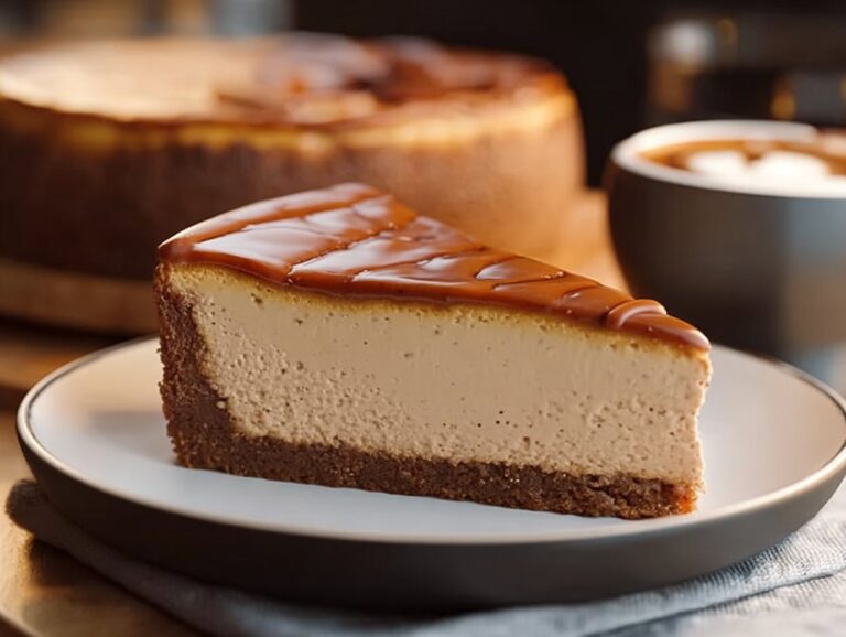 Indulge in a deliciously rich Coffee Cheesecake that everyone will love! This creamy dessert combines the flavors of coffee and smooth cream cheese, perfect for any occasion! Coffee Cheesecake