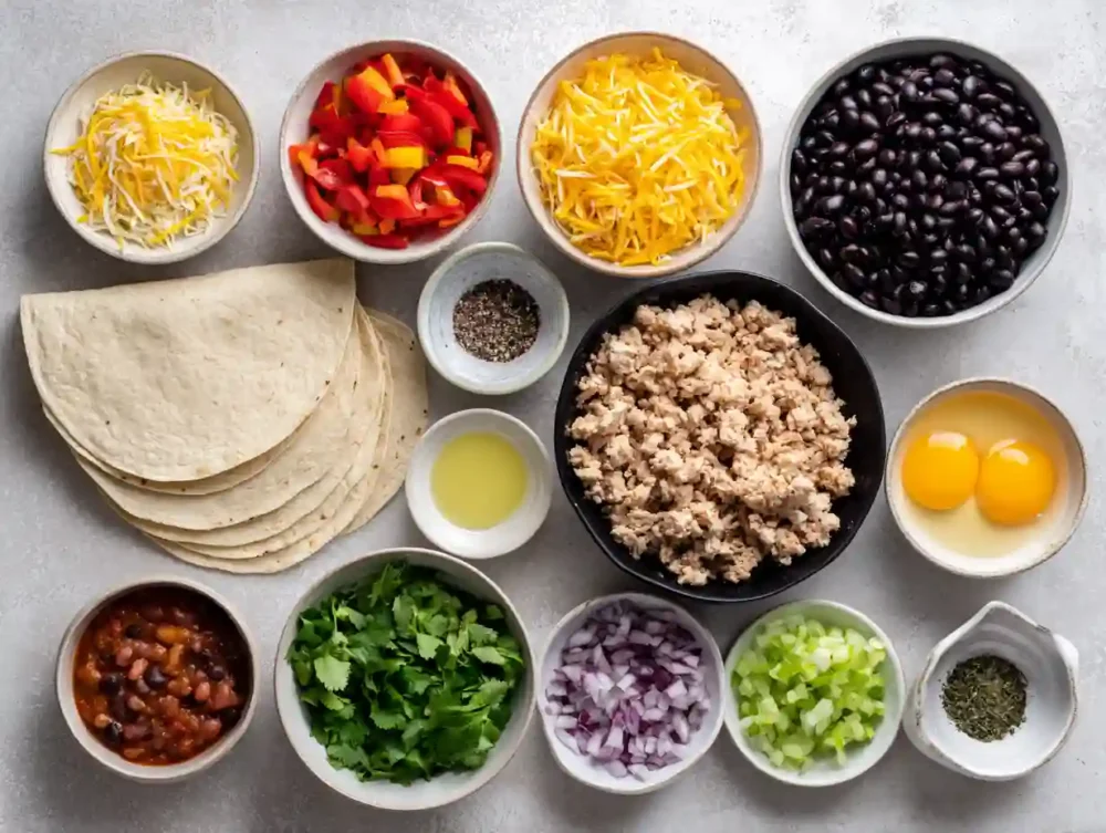 Breakfast Enchiladas: A Flavor Explosion to Start Your Day! ingredients for Breakfast Enchiladas