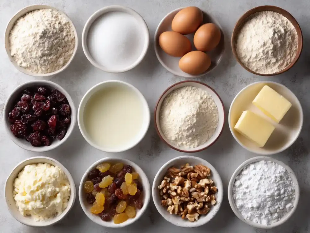 Festive Christmas Bread: A Simple and Delicious Holiday Delight ingredients for Festive Christmas Bread