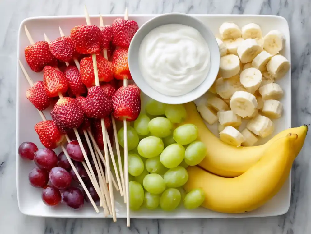 ingredients for Fun Breakfast Skewers for Kids