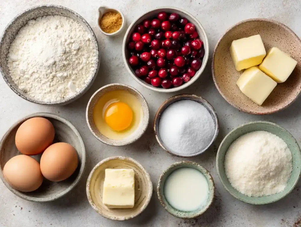 Sugared Cranberry Muffins: A Delightful Seasonal Treat! ingredients for cranberry muffins