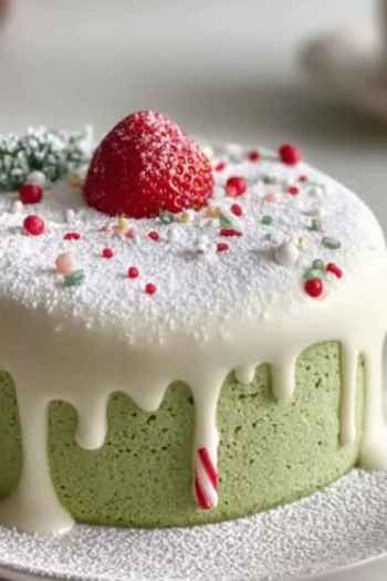 Indulge in the ethereal flavors of Matcha Snow-Melt Cake. This whimsical dessert combines the earthy richness of matcha with a delightful creamy filling, creating a treat that melts in your mouth. Perfect for impressing guests or enjoying a cozy afternoon treat, this cake is as beautiful to look at as it is to eat. Matcha Snow-Melt Cake
