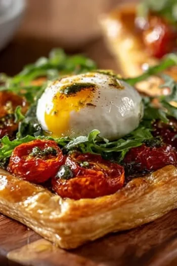 Discover the ultimate Puff Pastry Tomato Tart recipe that's not only easy to make but also bursting with flavor. Perfect for any occasion, this dish combines fresh tomatoes and mozzarella for a delectable experience that's sure to impress your guests. Enjoy it warm or at room temperature! tomato tart