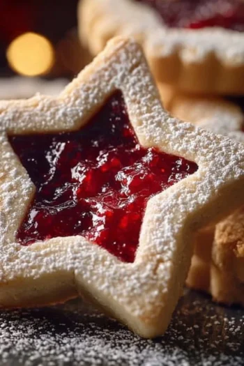 Shortbread Linzer Cookies With Raspberry Jam were one of those nostalgic treats from childhood. I distinctly remember my grandmother baking a batch every holiday season, filling the kitchen with warmth and sweet aromas. The moment I bit into those crumbly cookies with the tart raspberry jam center, bliss enveloped me. Now, I invite you to whip up a batch of these delectable cookies and let their charm unfold in your home. Trust me; your taste buds will thank you! Linzer cookies