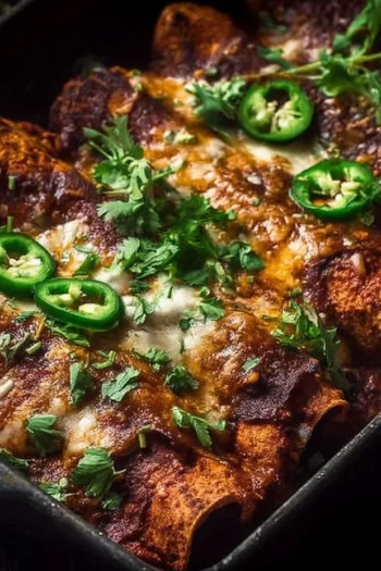 Turkey Enchiladas: A Flavorful Twist on a Classic Dish "Bite into my Turkey Enchiladas, where shredded turkey meets flavorful spices!" Turkey Enchiladas