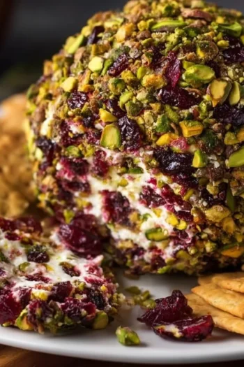 “This Vegan Cranberry Cheese Ball is perfect for your next gathering!” cranberry cheese ball
