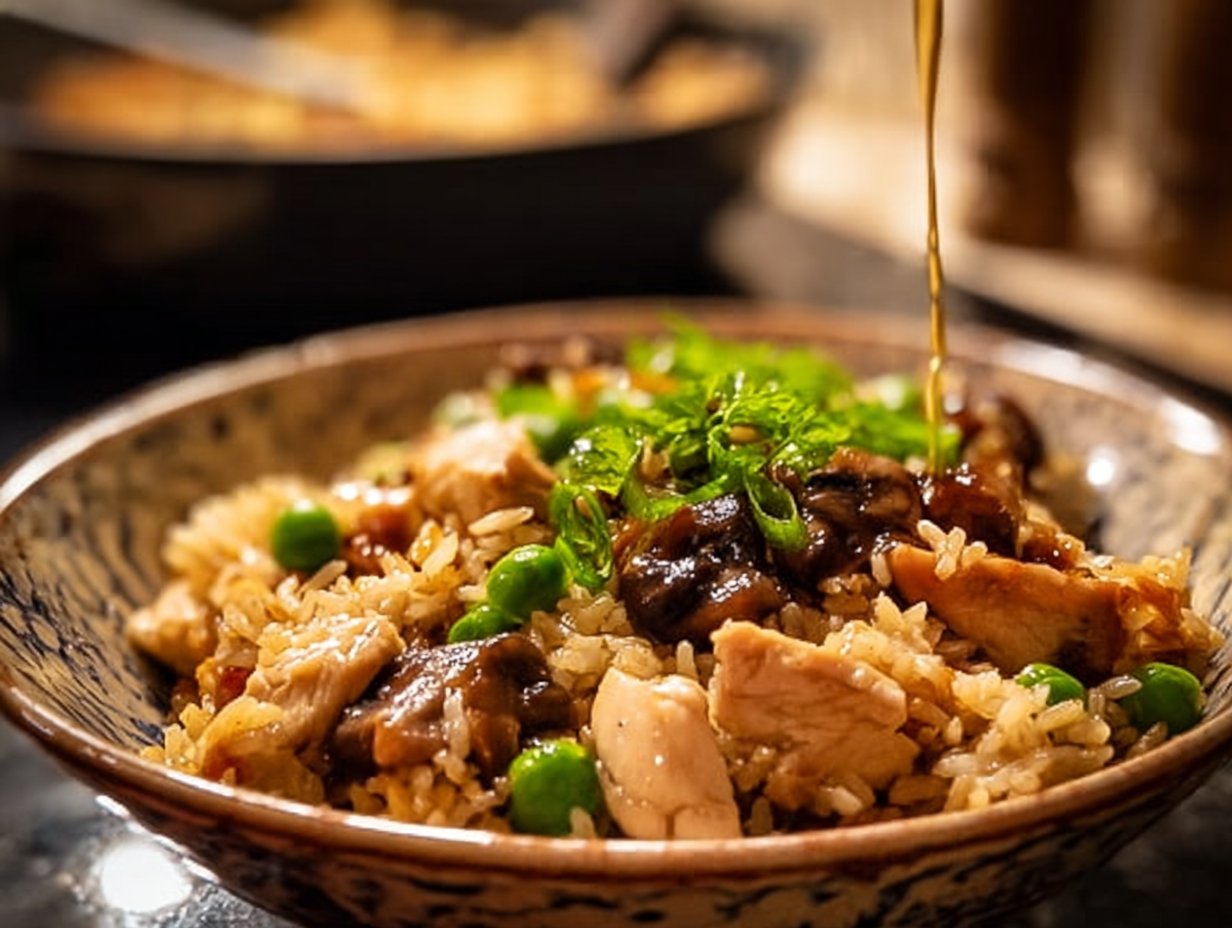 Healthy Chicken and Rice Bowl: A Simple & Flavorful Meal Healthy Chicken and Rice Bowl packed with ingredients is colorful and inviting to taste buds.