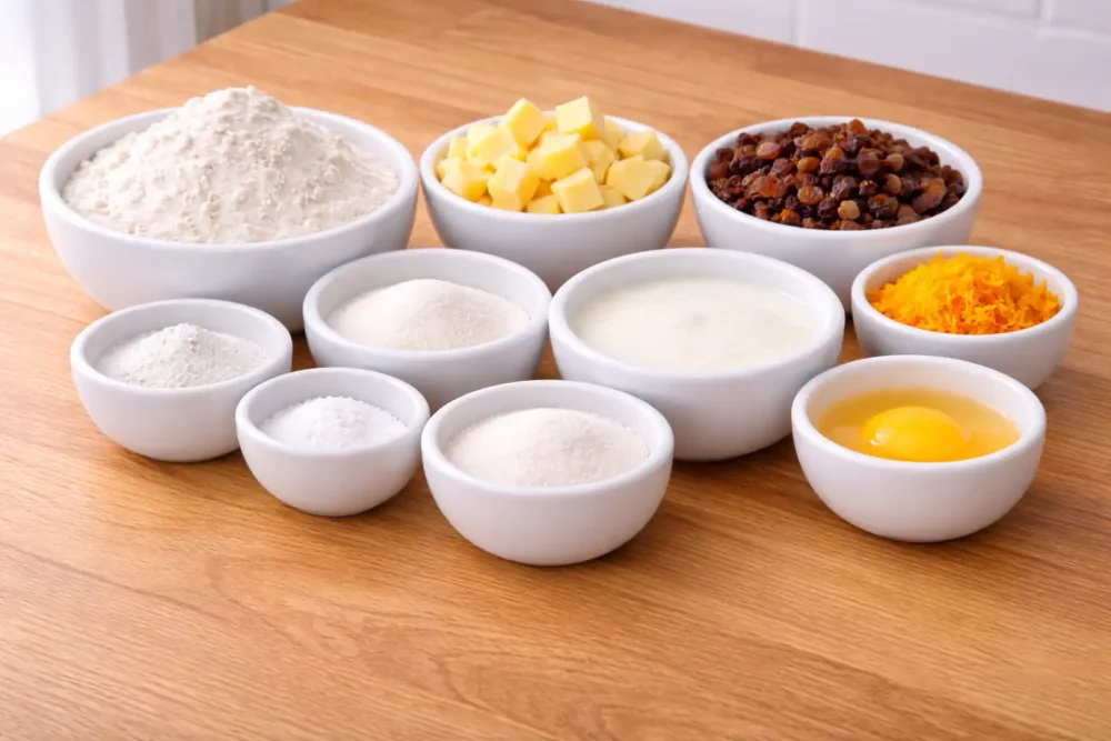 Irish Scone Recipe – Simple, Authentic, and Comforting Irish Scones ingredients