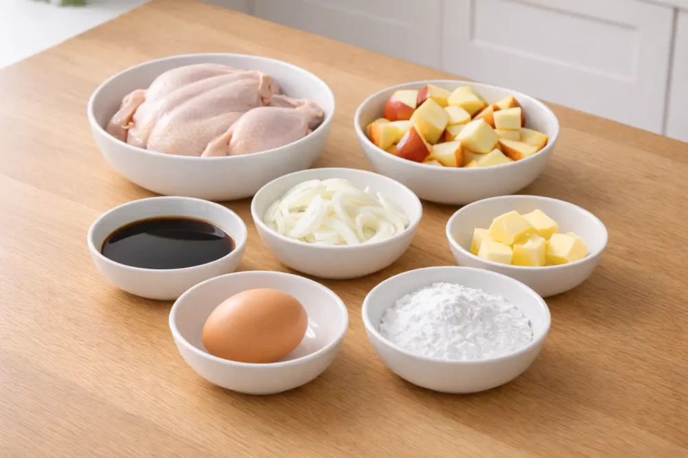 Apple Roasted Chicken ingredients