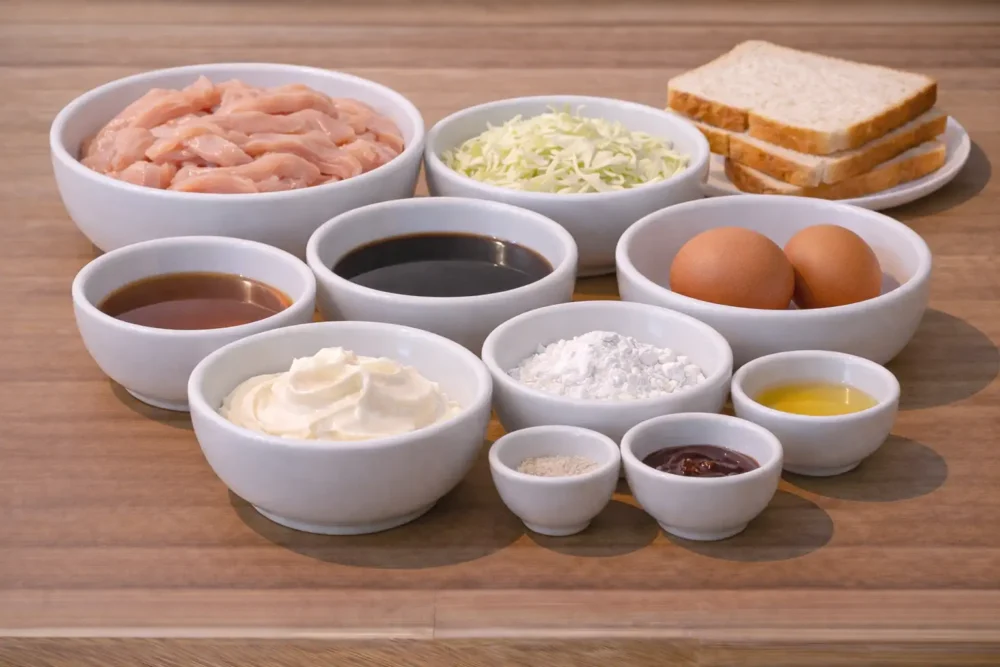 Cabbage Chicken Breast Sandwich ingredients