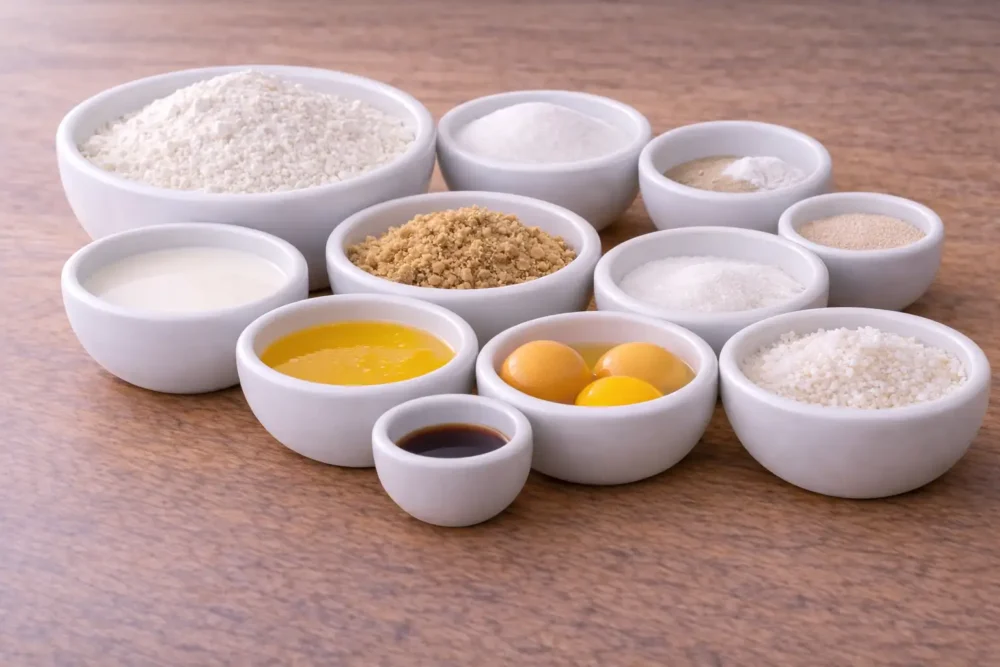 Finnish Pulla ingredients