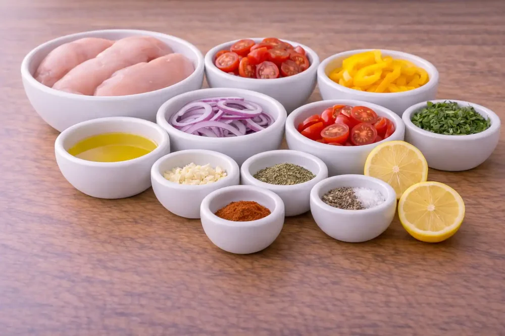 Mediterranean Chicken ingredients