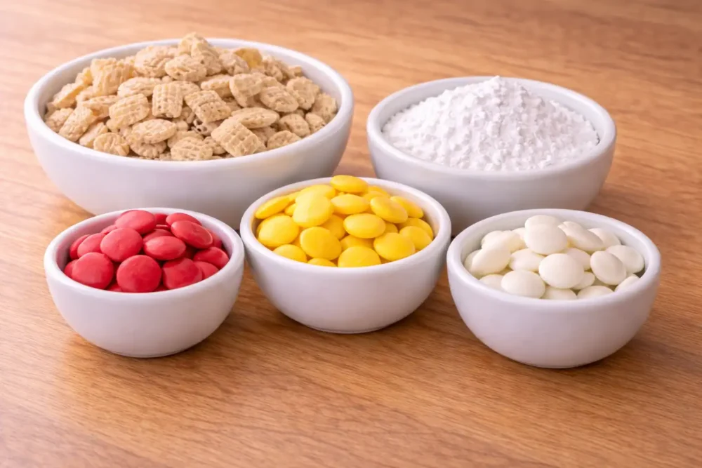 Chiefs Puppy Chow: A Colorful Twist on a Classic Snack Puppy Chow ingredients