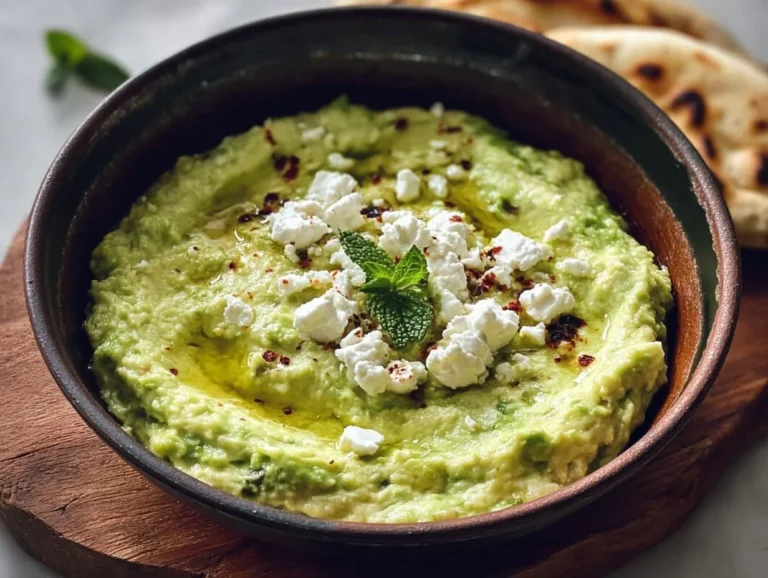 Delight in the fresh, vibrant flavors of Avocado Feta Dip, a delicious blend that’s perfect for any gathering. With just a handful of ingredients, this dish offers a creamy texture paired with tangy feta cheese, making it a must-try for your next appetizer. avocado feta dip