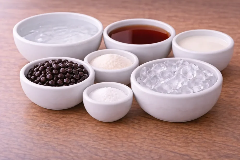 boba milk tea ingredients