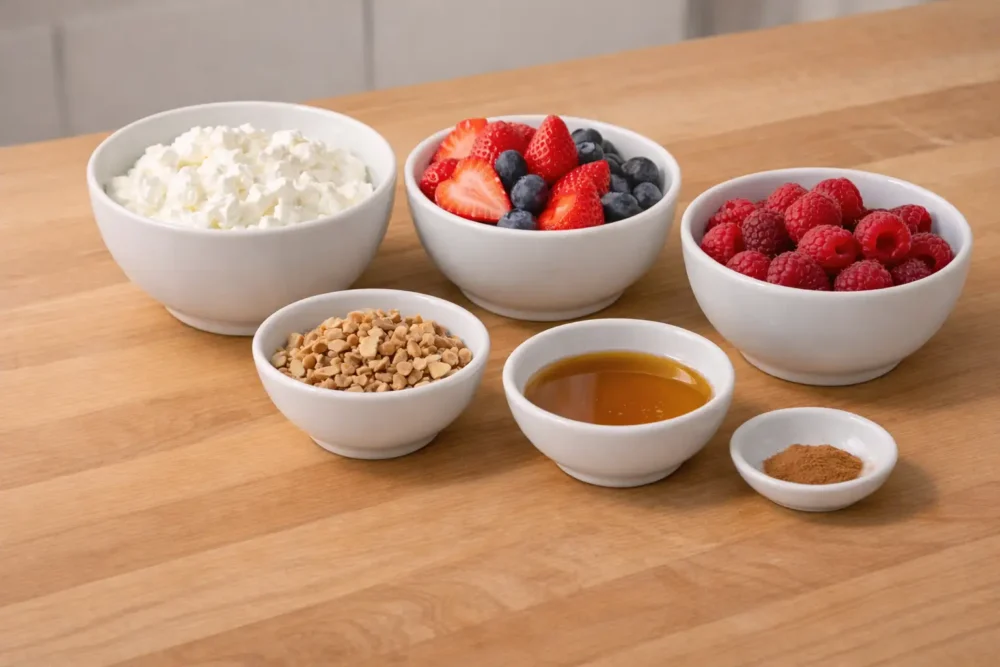cottage cheese dessert ingredients