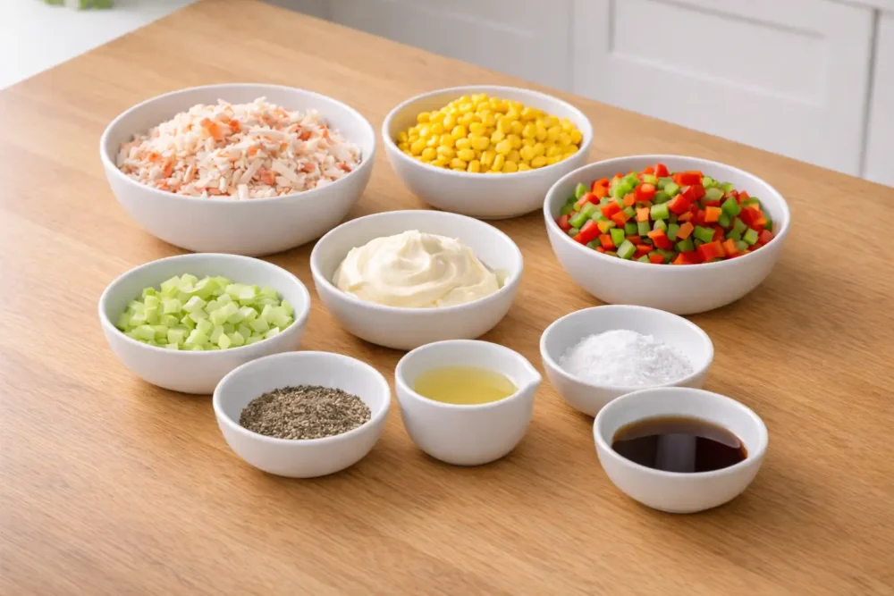 crab salad ingredients