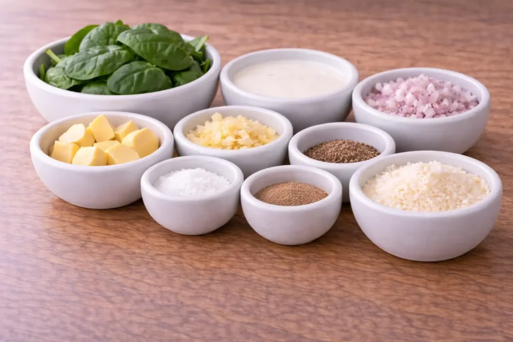 creamed spinach ingredients