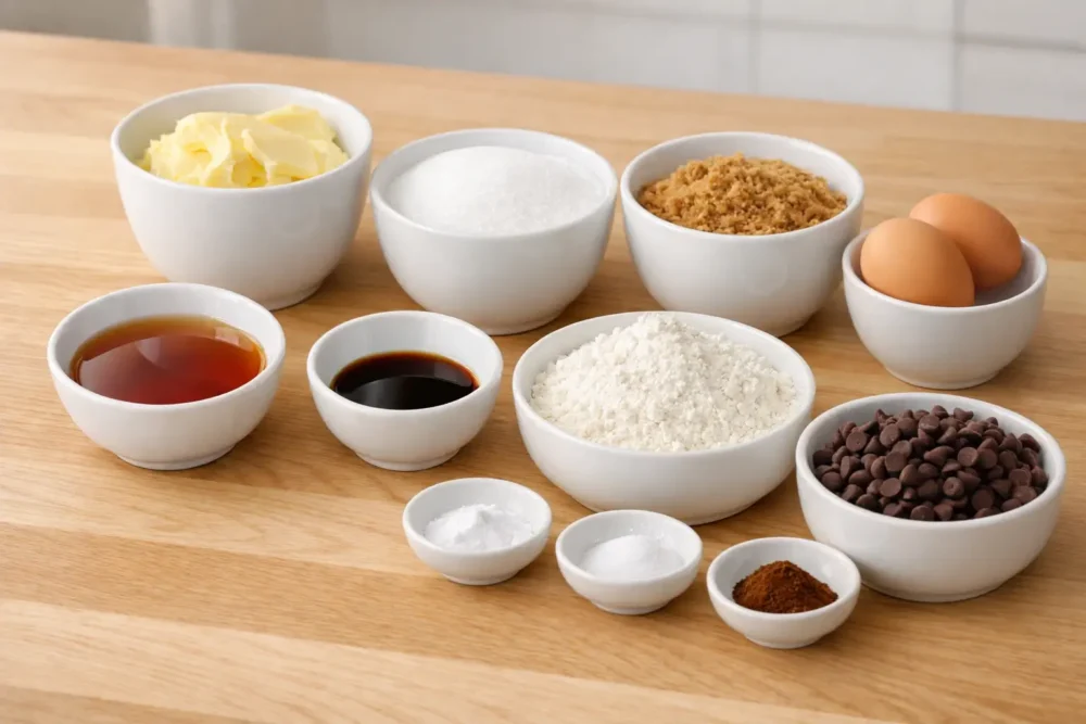 espresso chocolate chip cookies ingredients