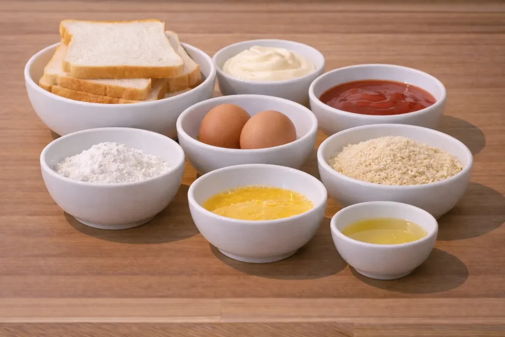fried egg salad ingredients