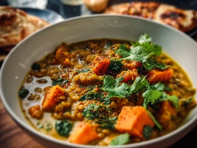 Warm, hearty, and full of flavor, this Ginger Sweet Potato Coconut Lentil Stew will quickly become your go-to recipe. Packed with nutritious ingredients, it’s both satisfying and delicious, perfect for any meal. Ginger Sweet Potato Coconut Lentil Stew