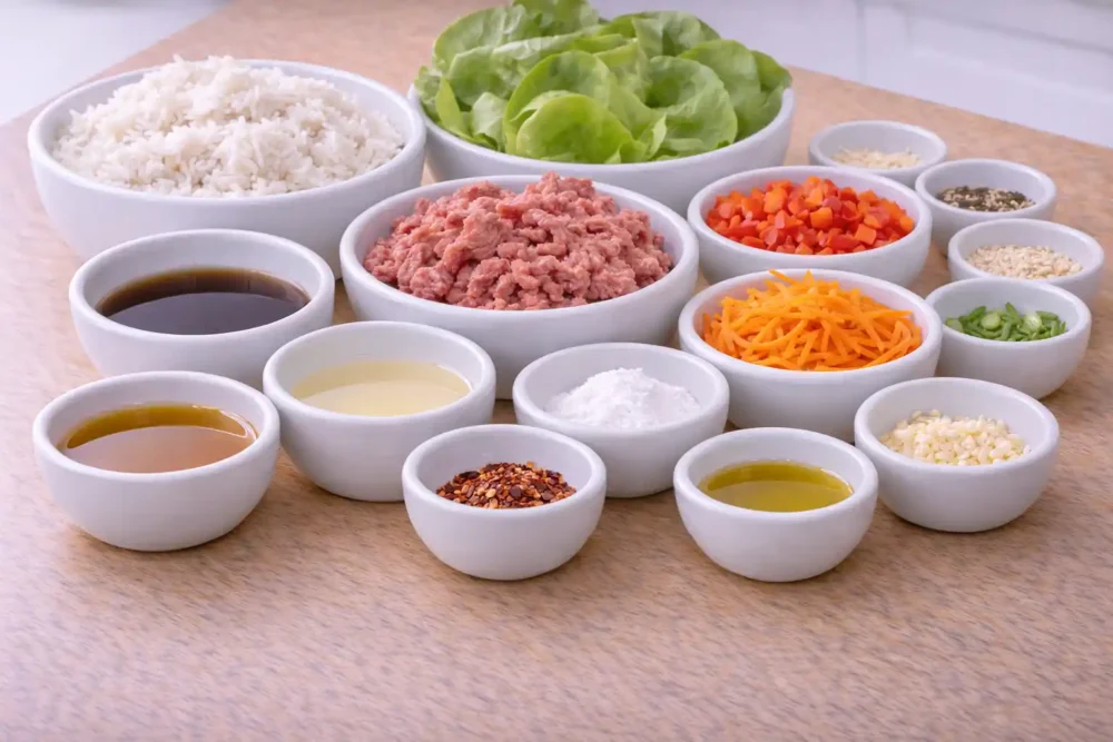 Asian Ground Beef Lettuce Wraps - A Flavorful Twist on a Classic ground beef lettuce wraps ingredients