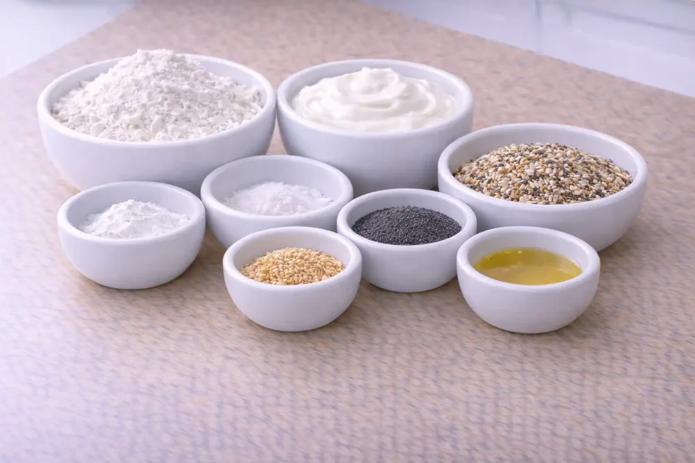 homemade bagels ingredients