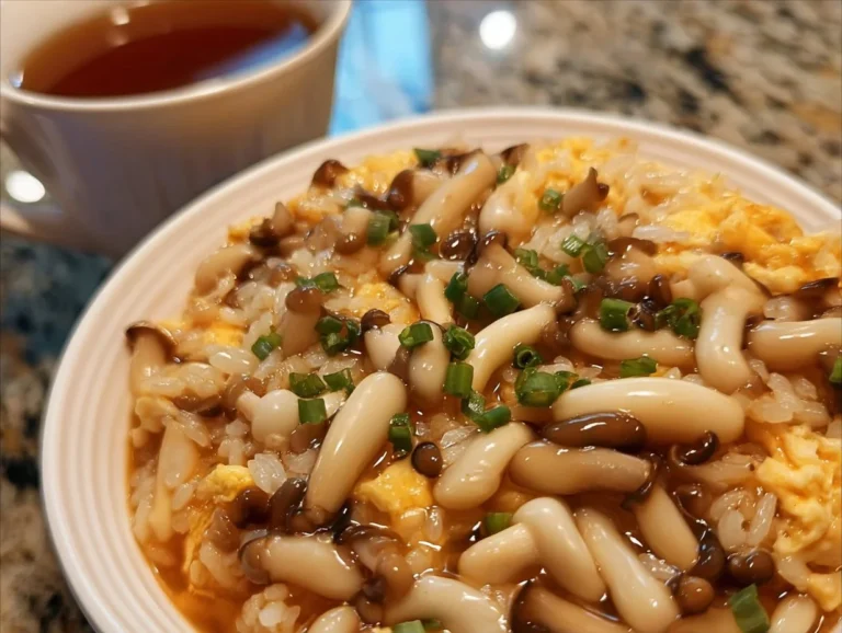 10-Minute Dinner: Crab Mushroom & Silky Egg Rice Discover the comforting flavors of Crab Mushroom & Silky Egg Rice in just 10 minutes. This easy recipe blends succulent crab mushrooms and tender eggs, making weeknight dinners a breeze. Crab Mushroom & Silky Egg Rice