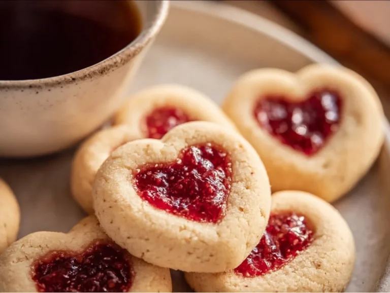 These delightful Jam Heart Cookies offer a perfectly balanced combination of buttery crumb and fruity sweetness. With simple ingredients and a charming heart shape, they are ideal for special occasions or cozy snack times at home. Enjoy making and sharing these treats that are sure to warm anyone's heart. jam heart cookies