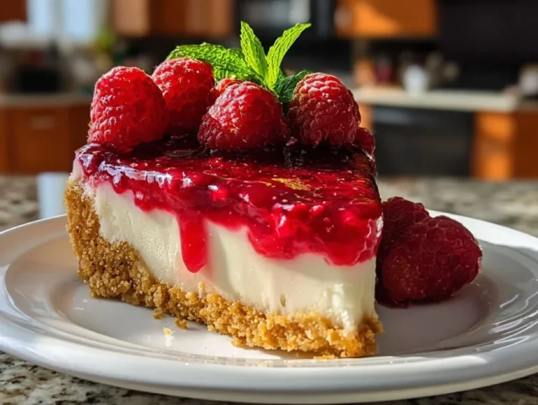 Indulge in the creamy, vibrant flavors of a No-Bake Raspberry Cream Pie. With fresh raspberries and a fluffy cream filling, this recipe brings joy to any gathering. raspberry cream pie