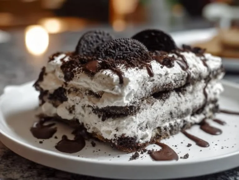 Oreo Icebox Cake: The Ultimate No-Bake Delight for Any Occasion Indulge in this Oreo Icebox Cake, a delightful and easy no-bake dessert perfect for any occasion. With layers of creamy goodness and crunchy cookies, this treat will impress everyone! Oreo Icebox Cake