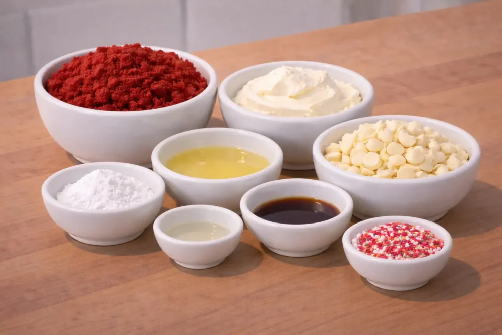 red velvet truffles ingredients