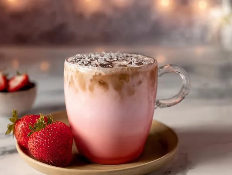 Strawberry Latte: A Delicious Creamy Delight Indulge in the delightful blend of flavors with this Strawberry Latte. This creamy coffee delight combines your two favorite cravings: coffee and berries. Perfect for a warm or iced boost, it's a gourmet experience at home. strawberry latte