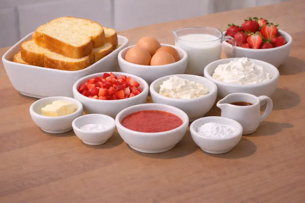 strawberry stuffed French toast ingredients