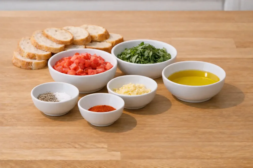 Easy Tomato Bruschetta: A Simple Delight for Every Occasion tomato bruschetta ingredients