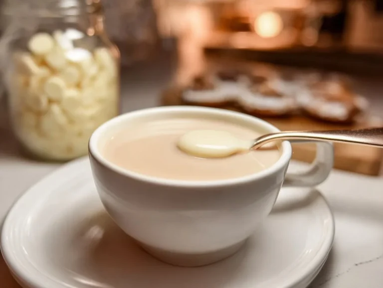 Discover the delightful world of homemade White Chocolate Mocha Sauce, a silky blend of white chocolate chips, heavy cream, and vanilla extract. This easy recipe transforms your beverages into a sweet indulgence without any fuss. chocolate mocha