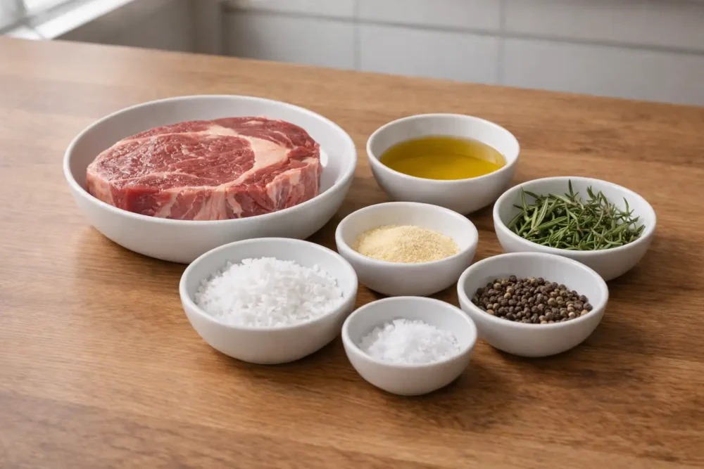 Air Fryer Steak ingredients