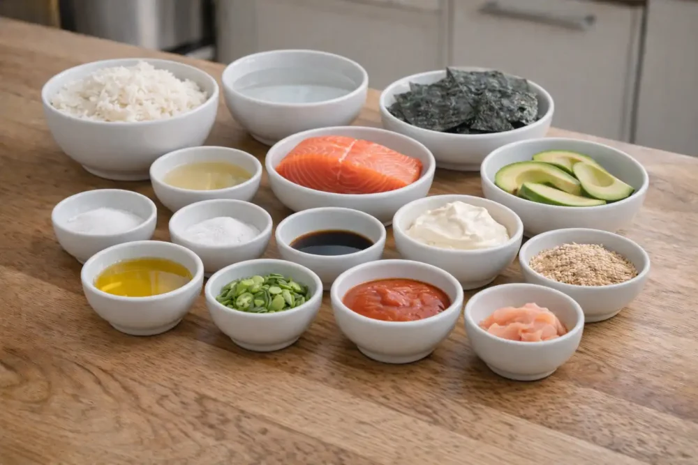 Deconstructed Sushi Bake