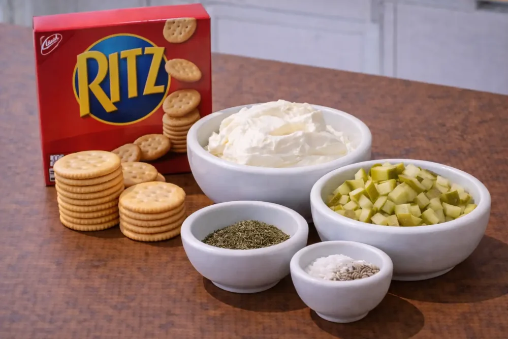 Dill Pickle Ritz Bites ingredients