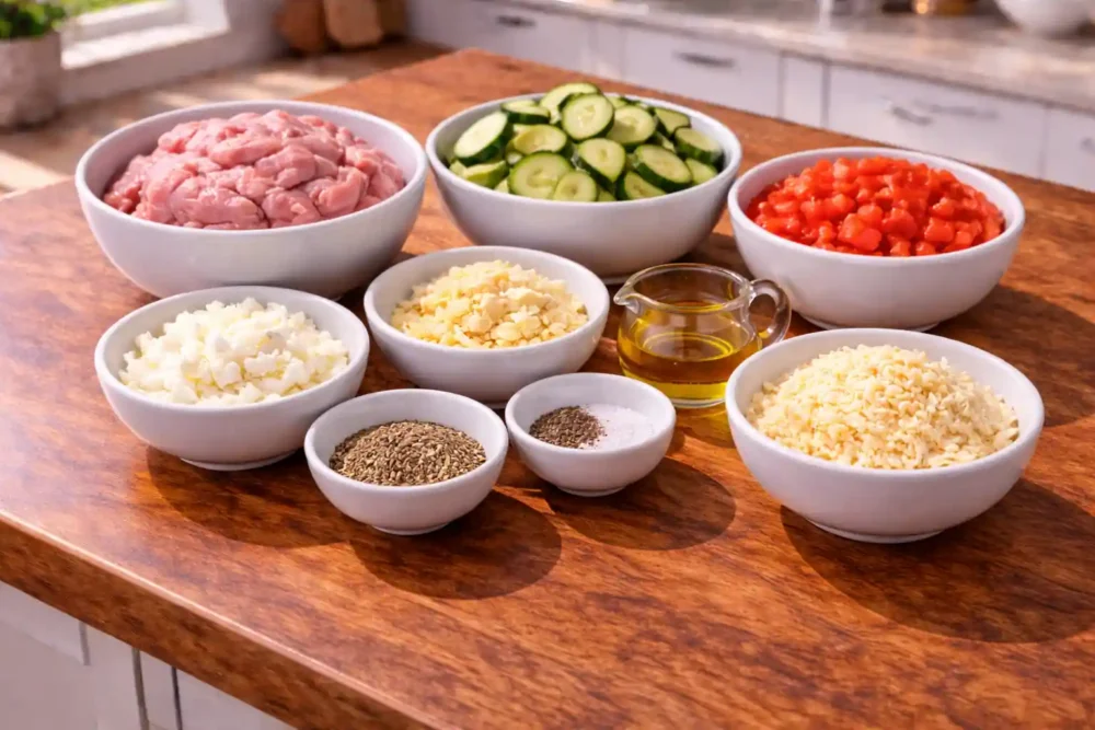 Ground Turkey Zucchini Casserole – Healthy Comfort Food Recipe Ground Turkey Zucchini Casserole