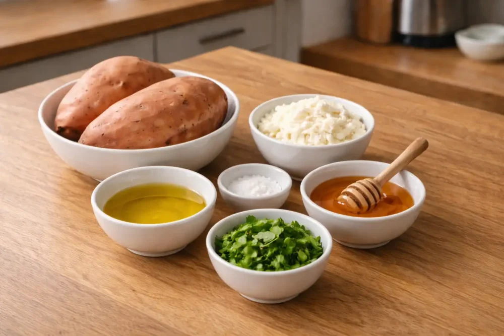 Roasted Sweet Potato Rounds with Honey Feta: A Delicious and Simple Recipe Roasted Sweet Potato Rounds