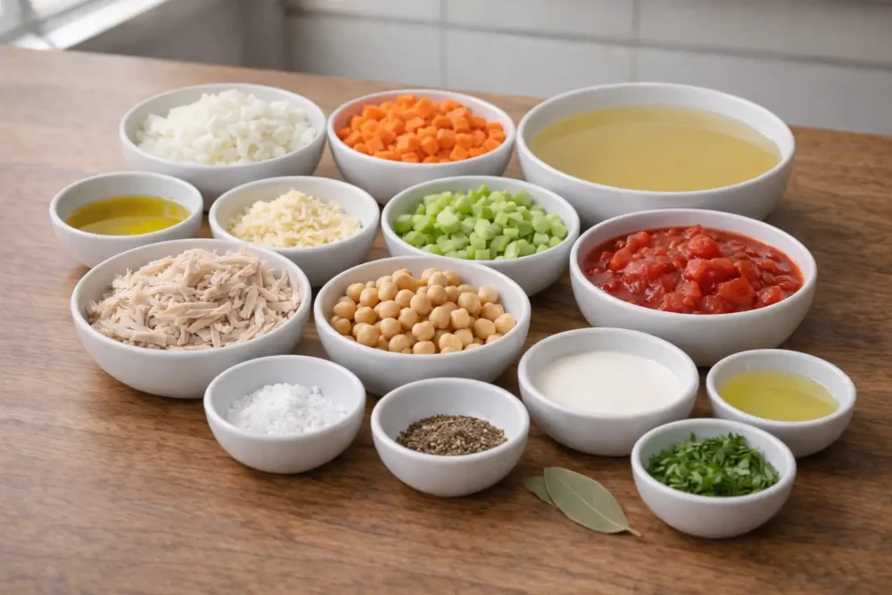 Sicilian Chicken Soup: A Heartwarming Bowl of Comfort Sicilian Chicken Soup ingredients