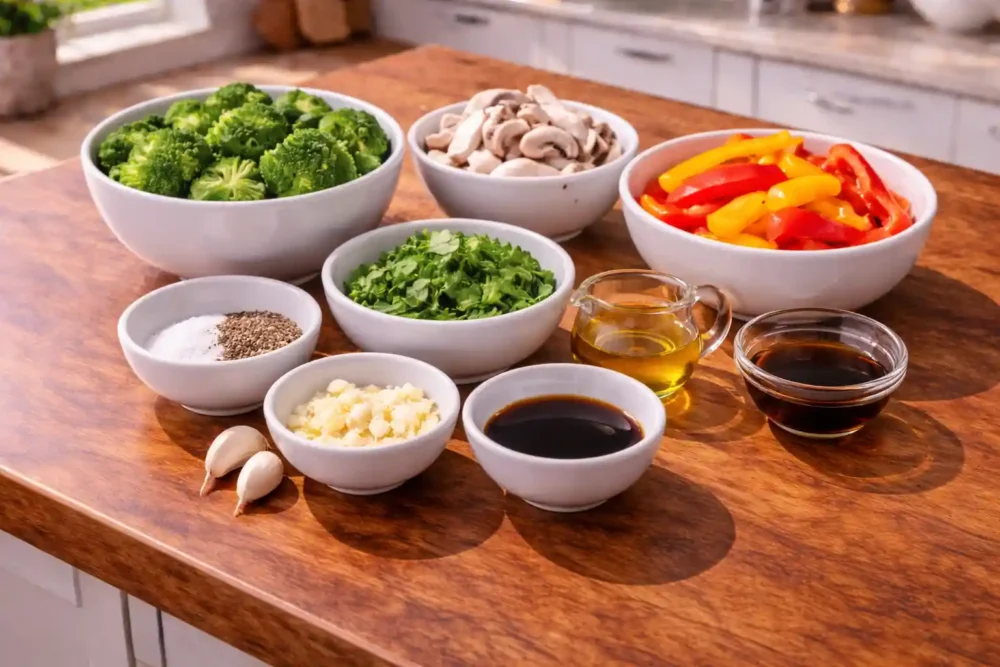 Vegan Broccoli and Mushroom Stir Fry: A Colorful and Delicious Weeknight Meal Vegan Broccoli and Mushroom Stir Fry