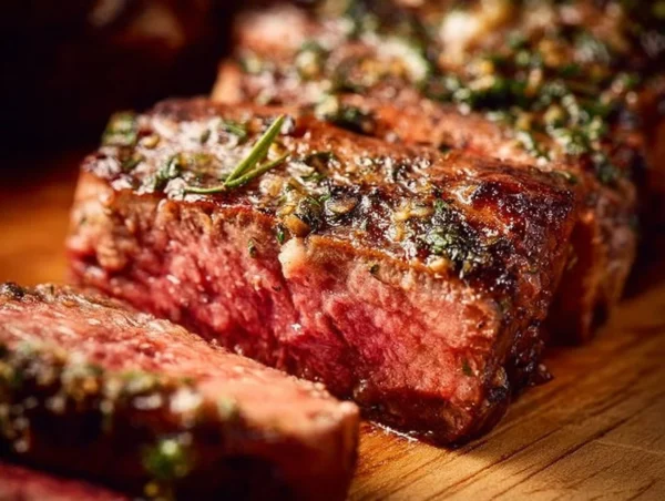 Juicy air fryer steak cooked to perfection